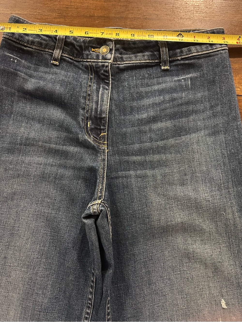 Nili Lotan Megan jeans Size 28 Wide Leg 10991W45 cut 4637 classic wash 440.00 - Picture 7 of 16